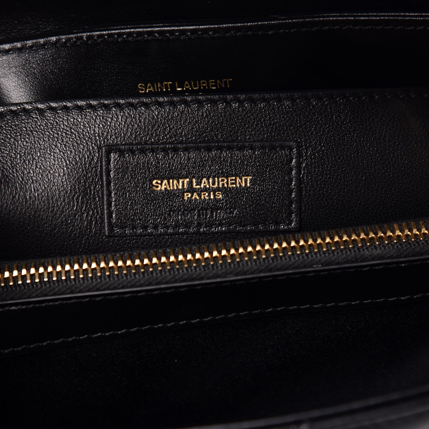 Saint Laurent Calfskin Y Quilted Monogram Small Loulou Chain Satchel Black 8 of 10