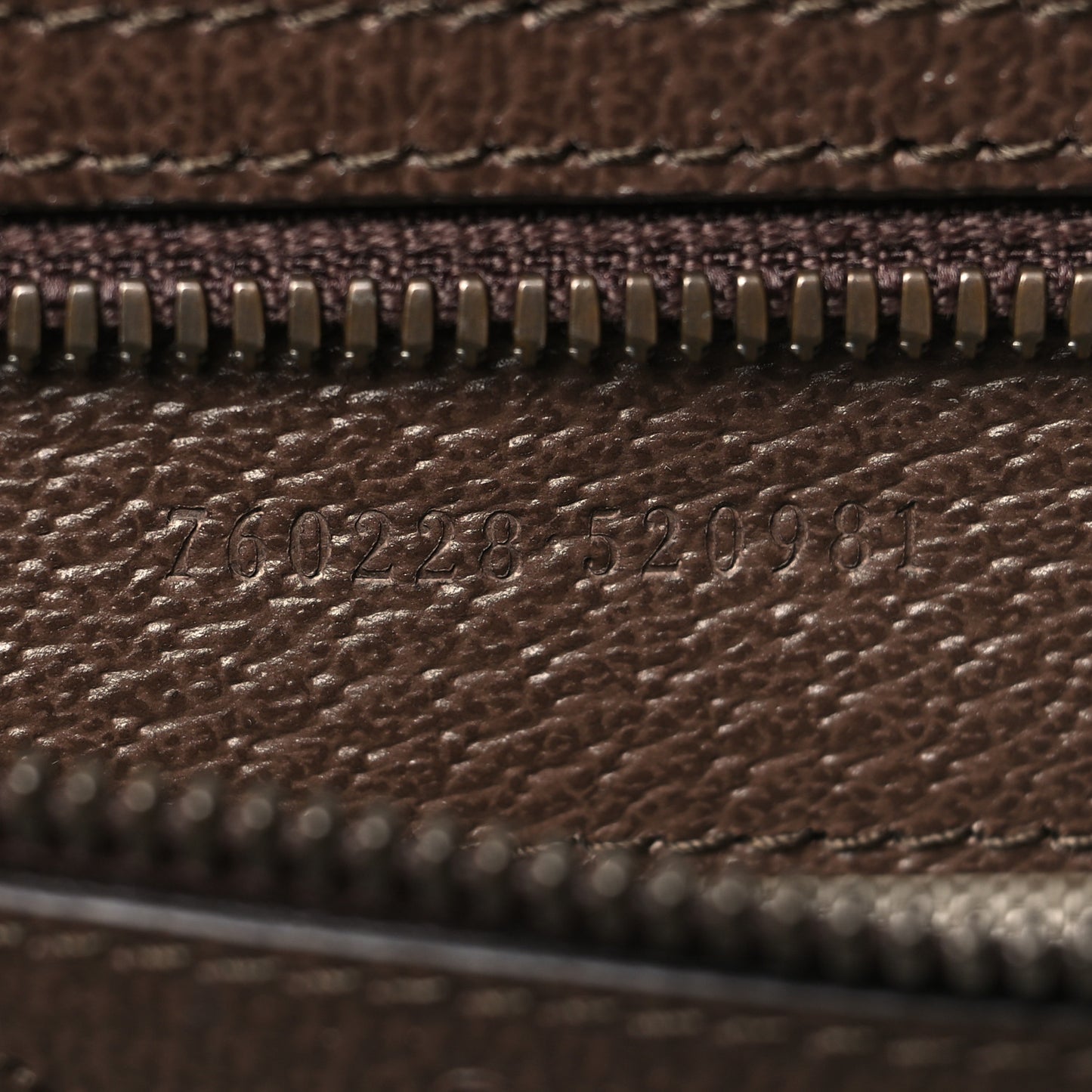 GG Supreme Monogram Textured Dollar Calfskin Web Savoy Travel Bag Beige Ebony New Acero