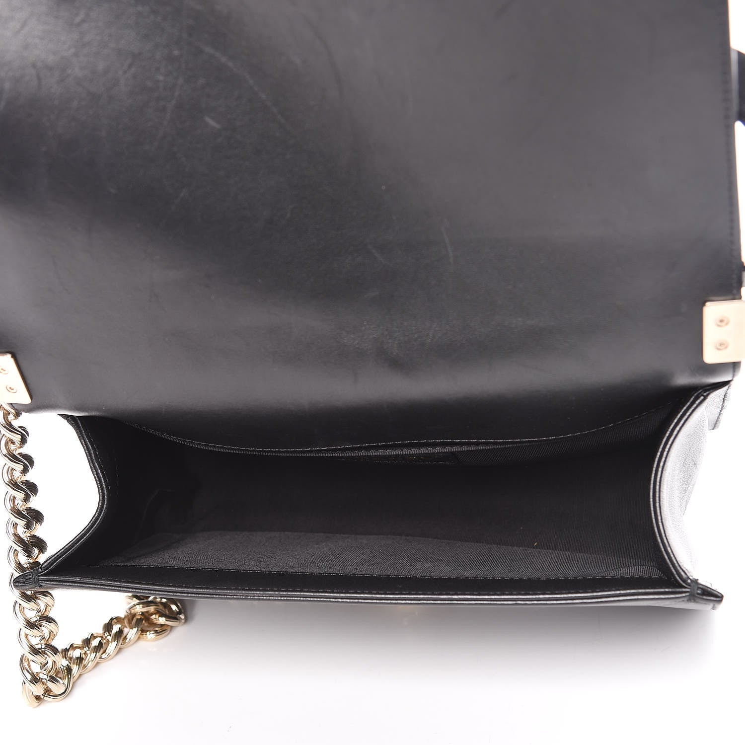 Chanel Lambskin Quilted Medium Boy Flap Black 5 of 16