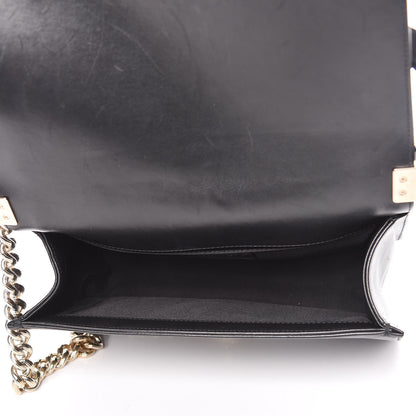 Chanel Lambskin Quilted Medium Boy Flap Black 5 of 16