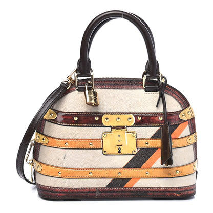 Louis Vuitton Transformed Canvas Time Trunk Alma BB Beige 1 of 11