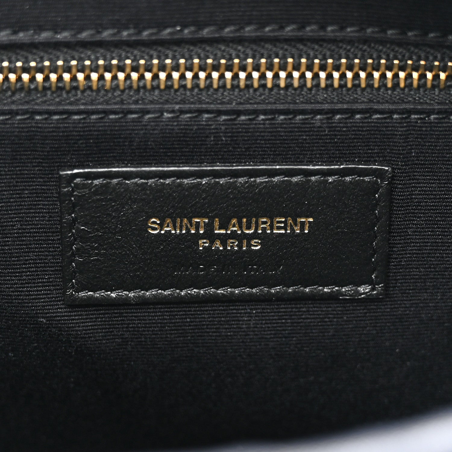 Saint Laurent Lambskin Quilted Victoire Camera Bag Deep Marine 6 of 10