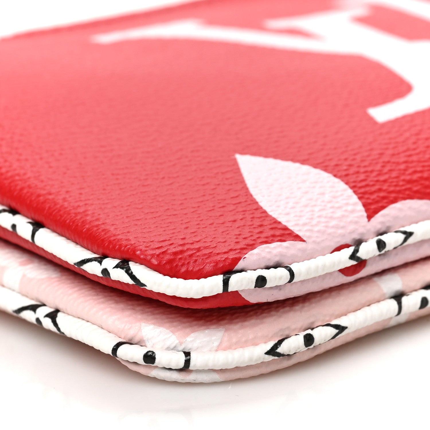 Louis Vuitton Monogram Giant Double Zip Pochette Rouge 7 of 8