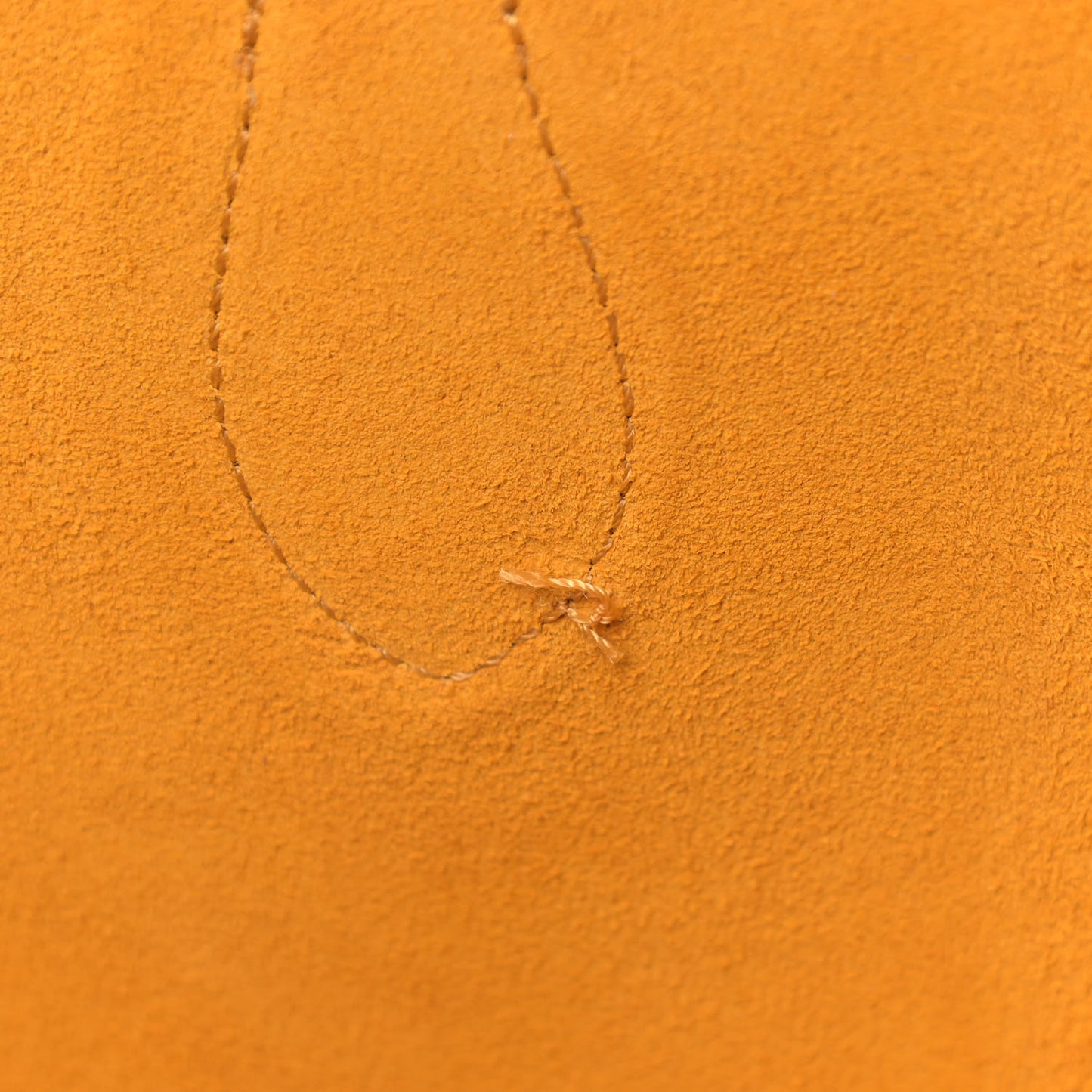 Crisped Calfskin Small Tie Knot Tote Saffron