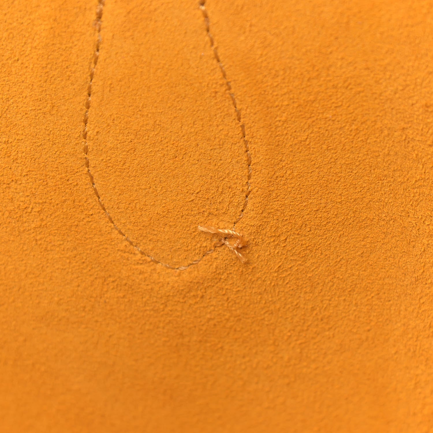 Celine Crisped Calfskin Small Tie Knot Tote Saffron 9 of 9