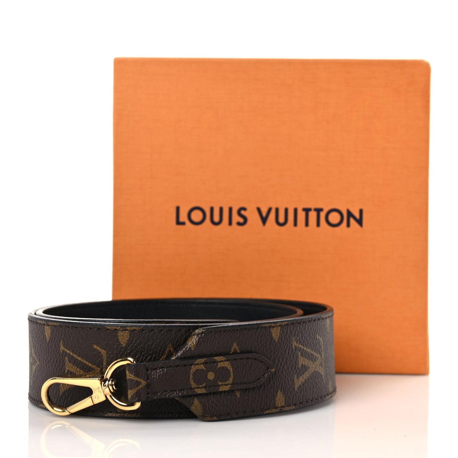 Louis Vuitton Monogram Bandouliere Shoulder Strap Black 6 of 6