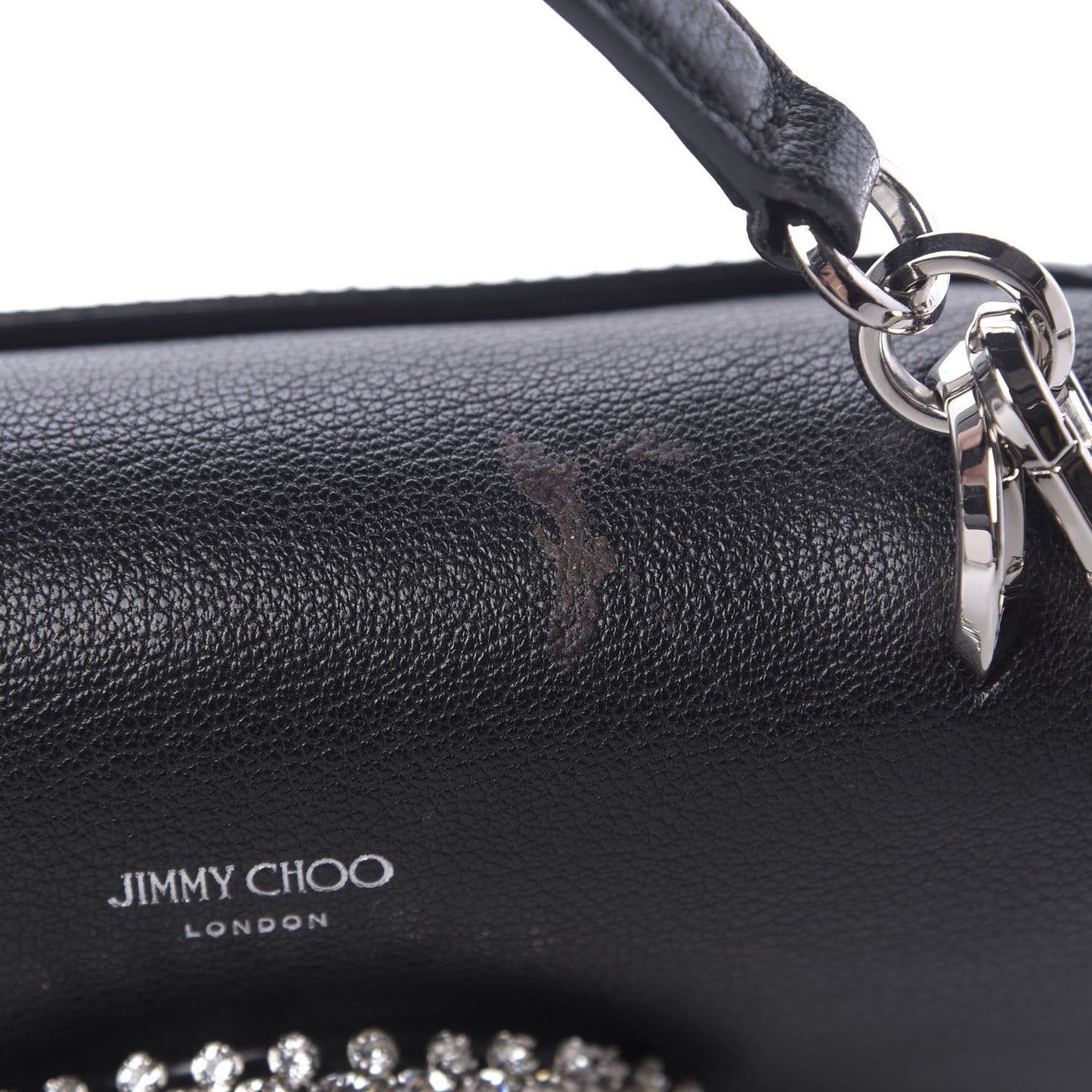 Calfskin Mini Madeline Top Handle Satchel Black