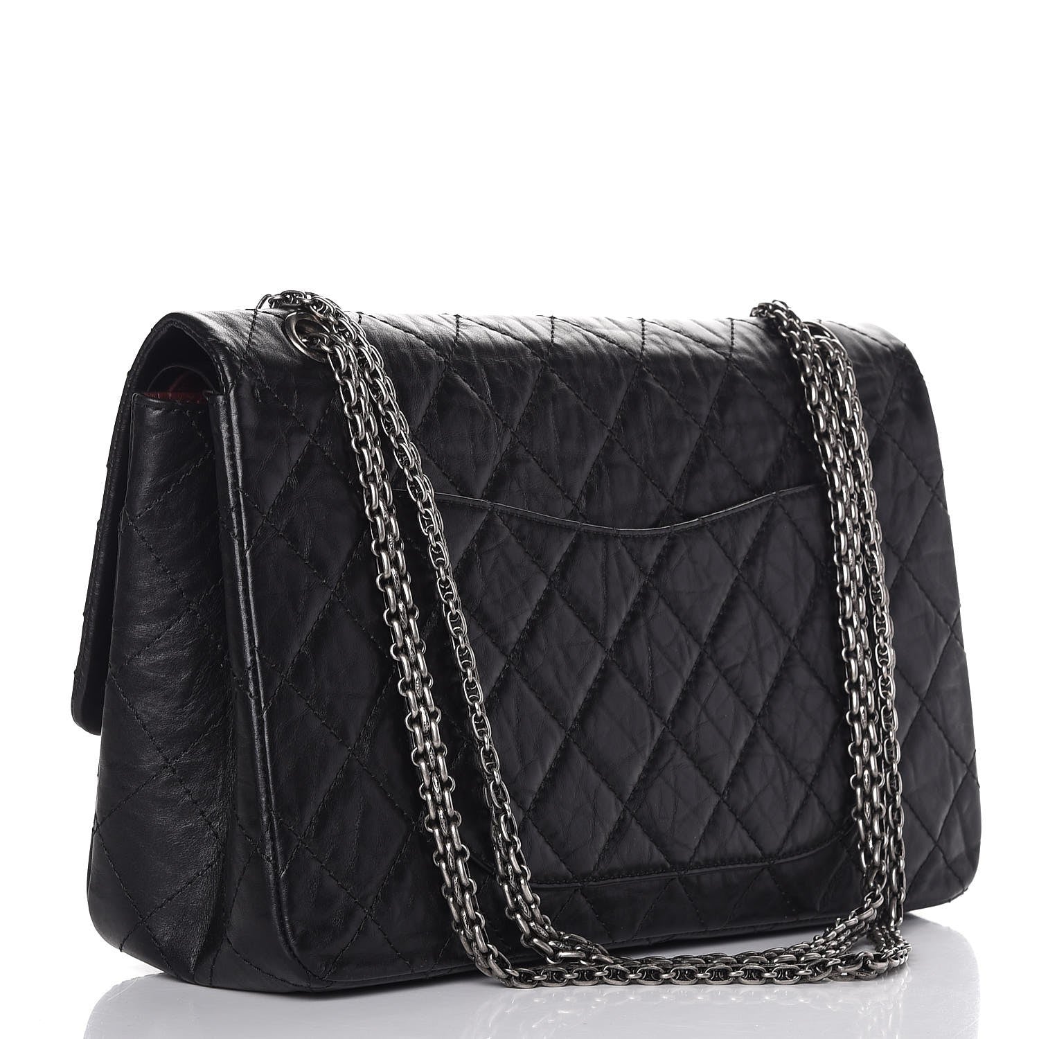 Chanel Aged Calfskin Quilted 2.55 Reissue 227 Flap Black 3 of 9