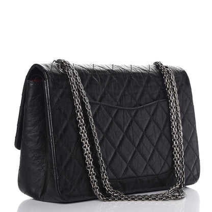 Chanel Aged Calfskin Quilted 2.55 Reissue 227 Flap Black 3 of 9