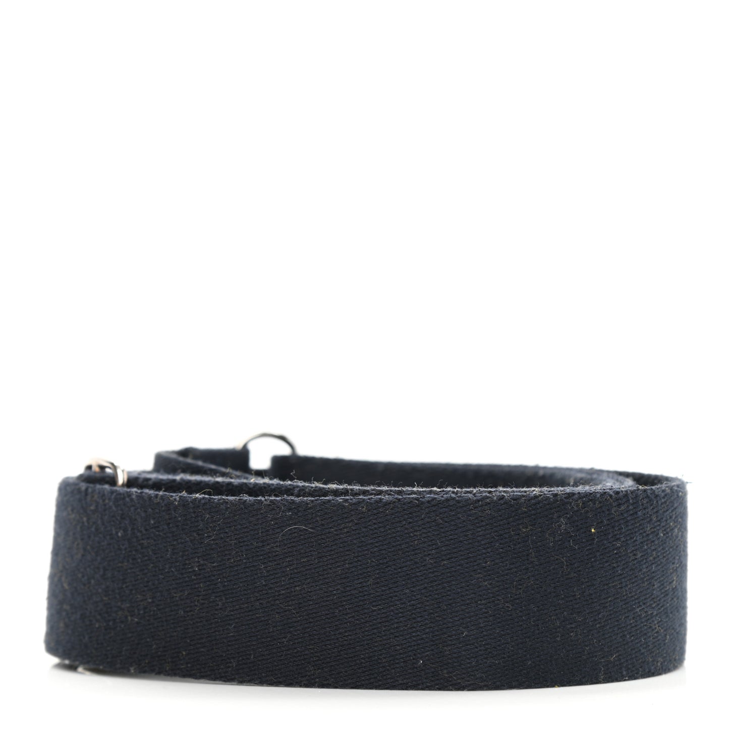 Canvas Calfskin Adjustable Shoulder Strap Navy