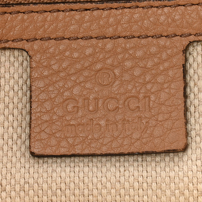 Gucci Pebbled Calfskin Medium Soho Clutch Camelia 6 of 12