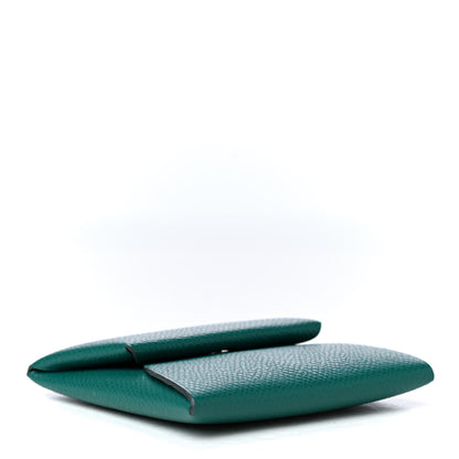 Hermes Epsom Bastia Coin Purse Malachite 3 of 4