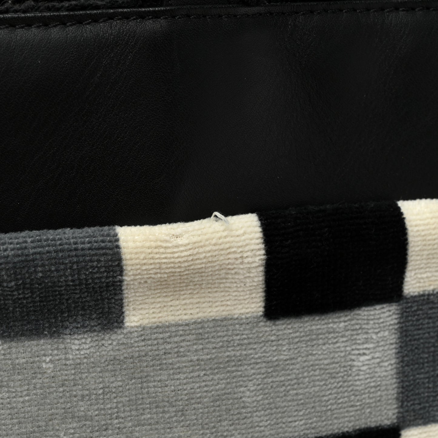 Terry Cotton Reversible CC Beach Tote Black