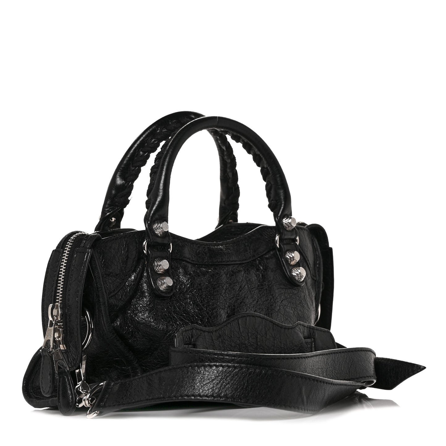 Agneau Giant 12 Silver Hardware Mini City Black