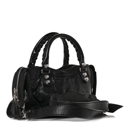 Balenciaga Agneau Giant 12 Silver Hardware Mini City Black 5 of 17