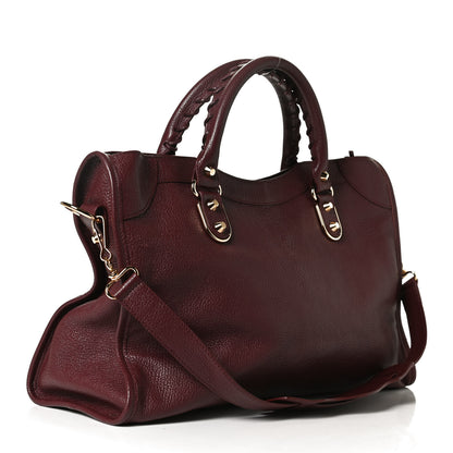 Balenciaga Chevre Gold Metallic Edge Hardware City Cassis 3 of 12