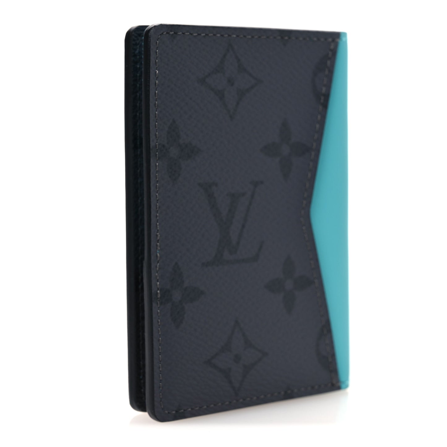 Monogram Macassar Pocket Organizer NM Turquoise