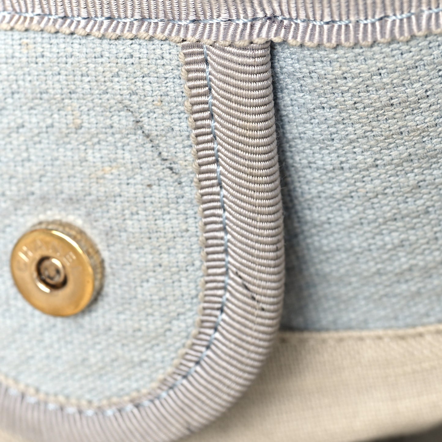 Mixed Fibers Small Deauville Tote Light Blue