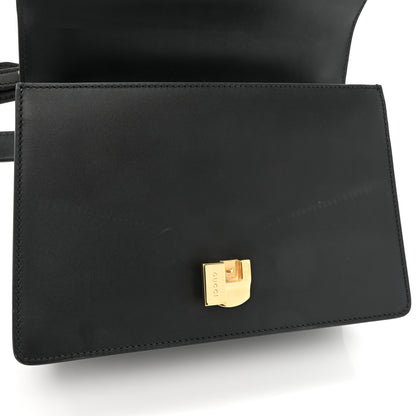 Gucci Calfskin Small Sylvie Shoulder Bag Black 10 of 12