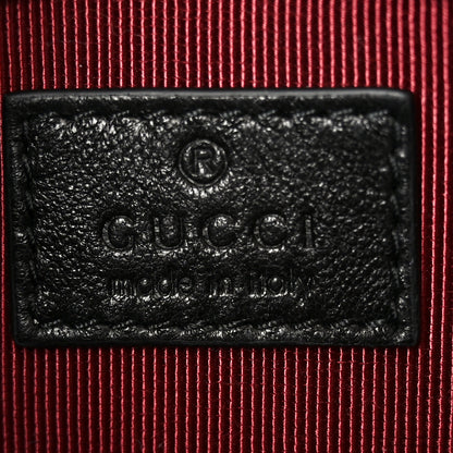 Gucci Lambskin Matelasse Mini GG Marmont Shoulder Bag Black 6 of 11
