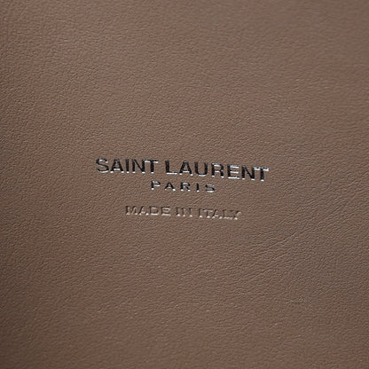 Saint Laurent Grained Calfskin Topstitch Small Sac De Jour Cognac 8 of 9