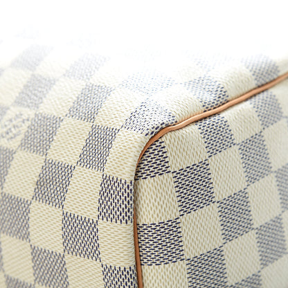 Louis Vuitton Damier Azur Speedy Bandouliere 30 11 of 18