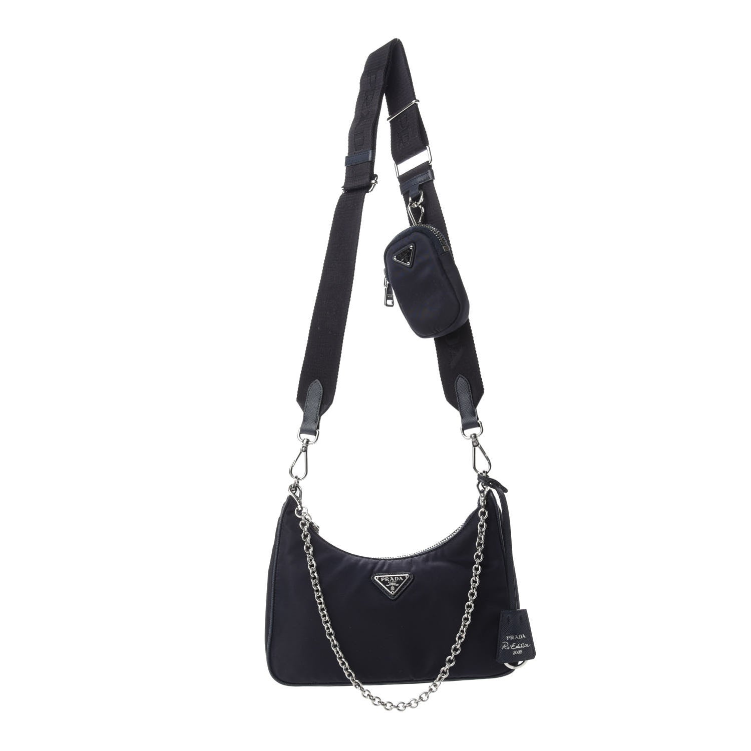 Prada Nylon Re-Edition 2005 Shoulder Bag Black 1 of 11