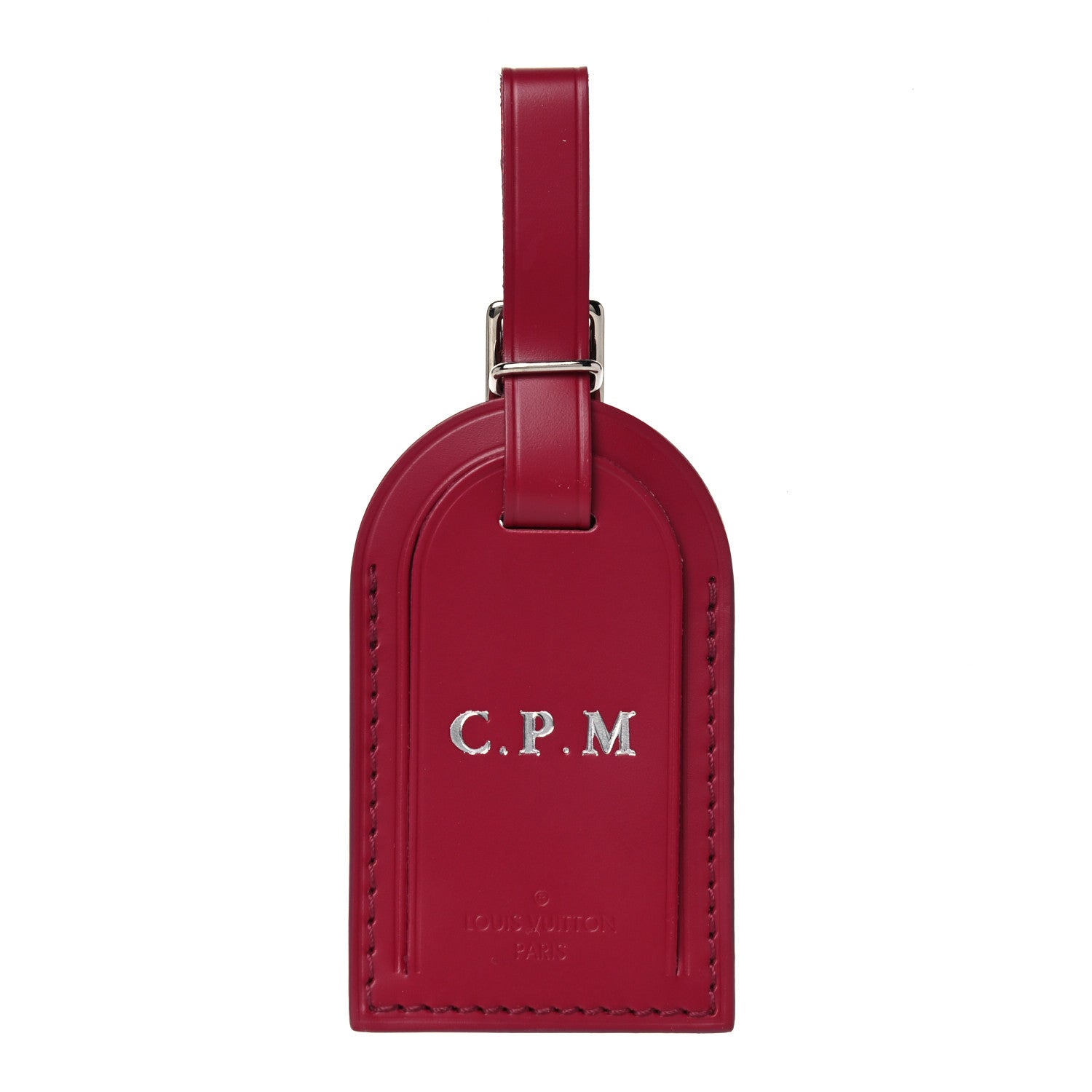 Louis Vuitton Calfskin Luggage Tag Fuschia 1 of 4