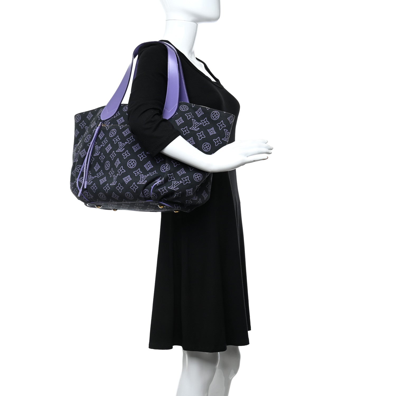 Louis Vuitton Cabas Ipanema PM Navy 2 of 13