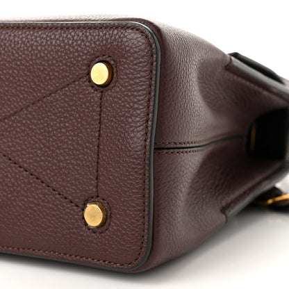 Mulberry Small Classic Grain Calfskin Mini Seaton Oxblood 9 of 9