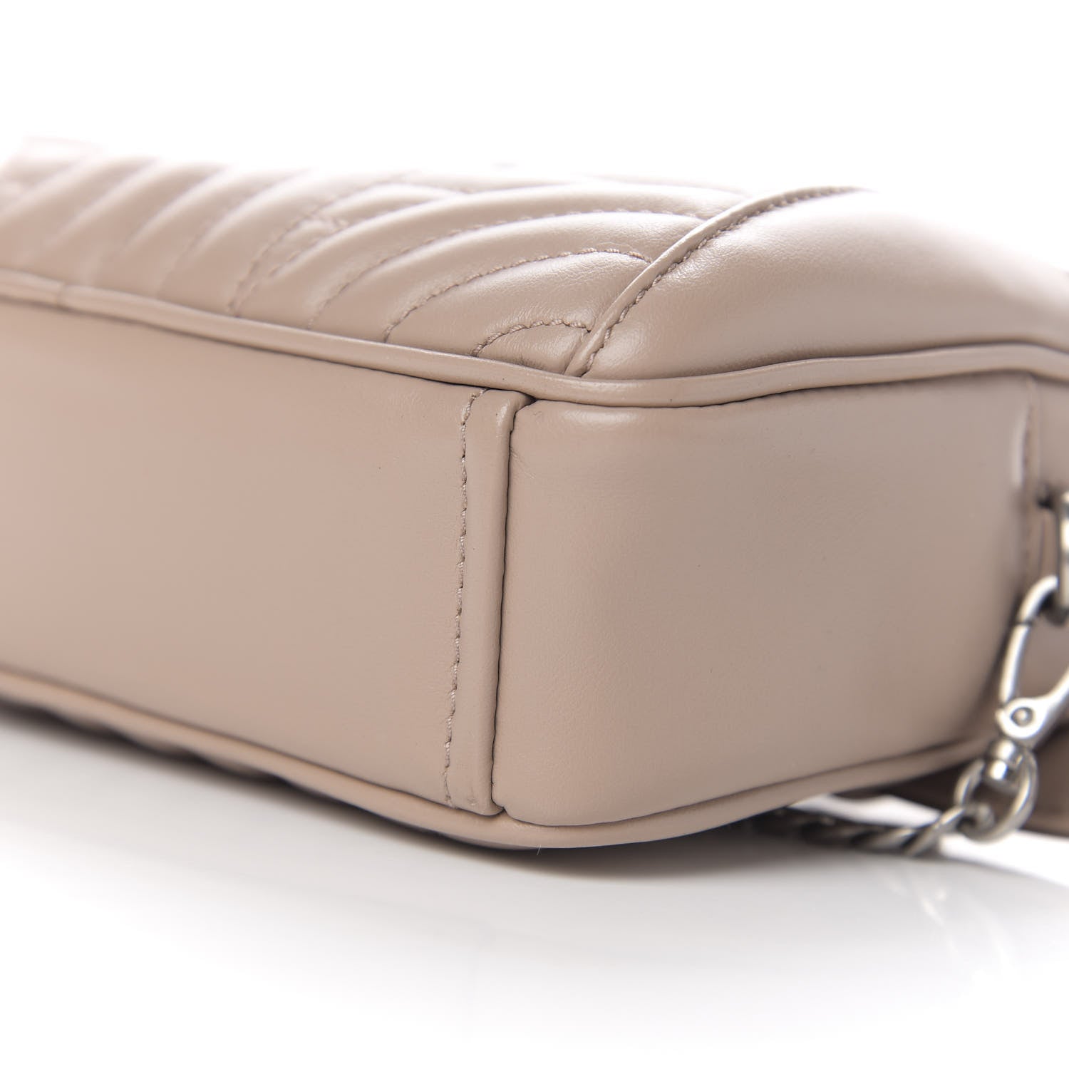 Prada Soft Calfskin Impunture Diagramme Belt Bag Cipria 7 of 8