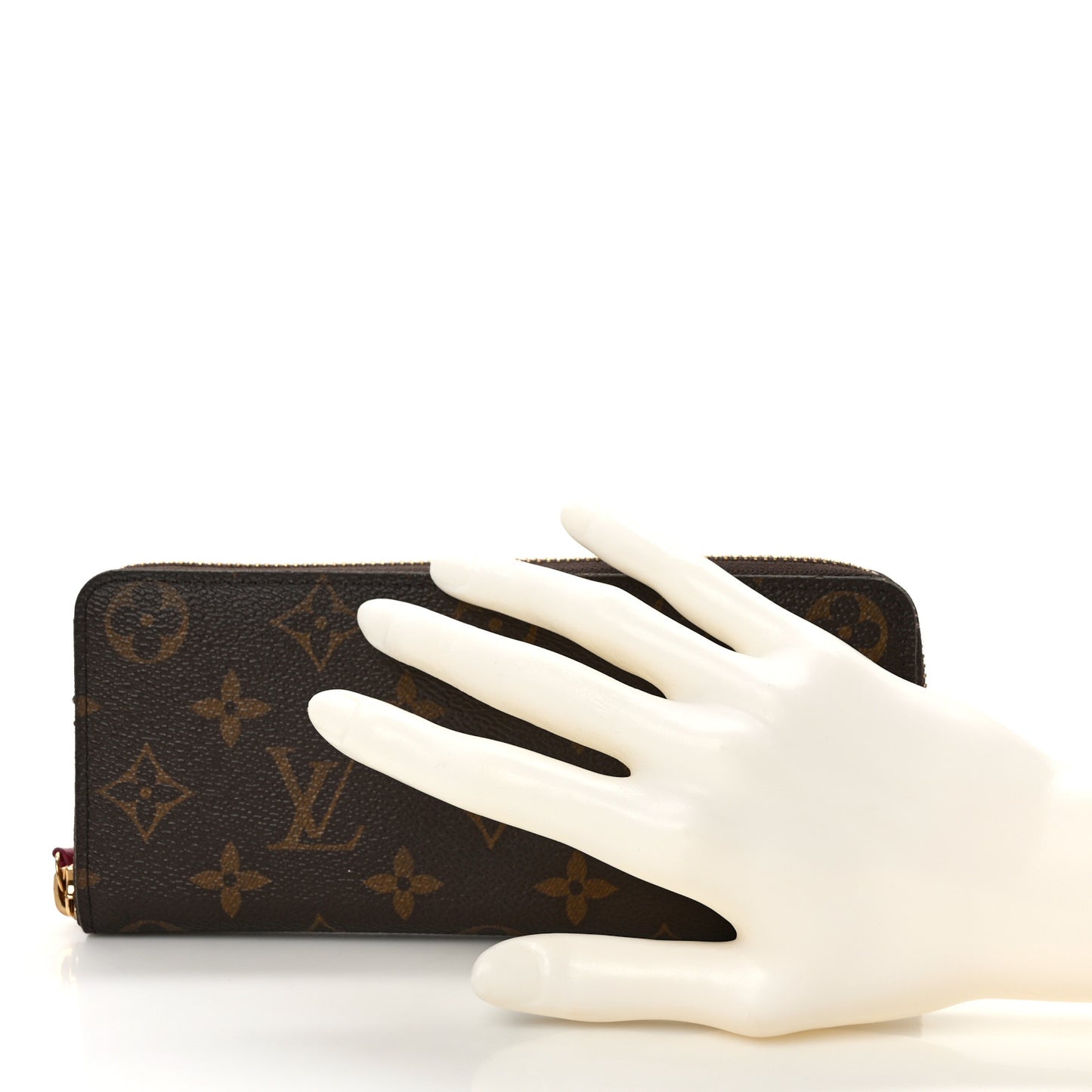 Monogram Clemence Wallet Fuchsia