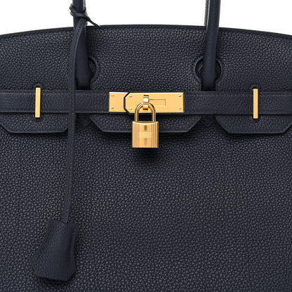 Hermes Togo Birkin 30 Bleu Nuit 8 of 19
