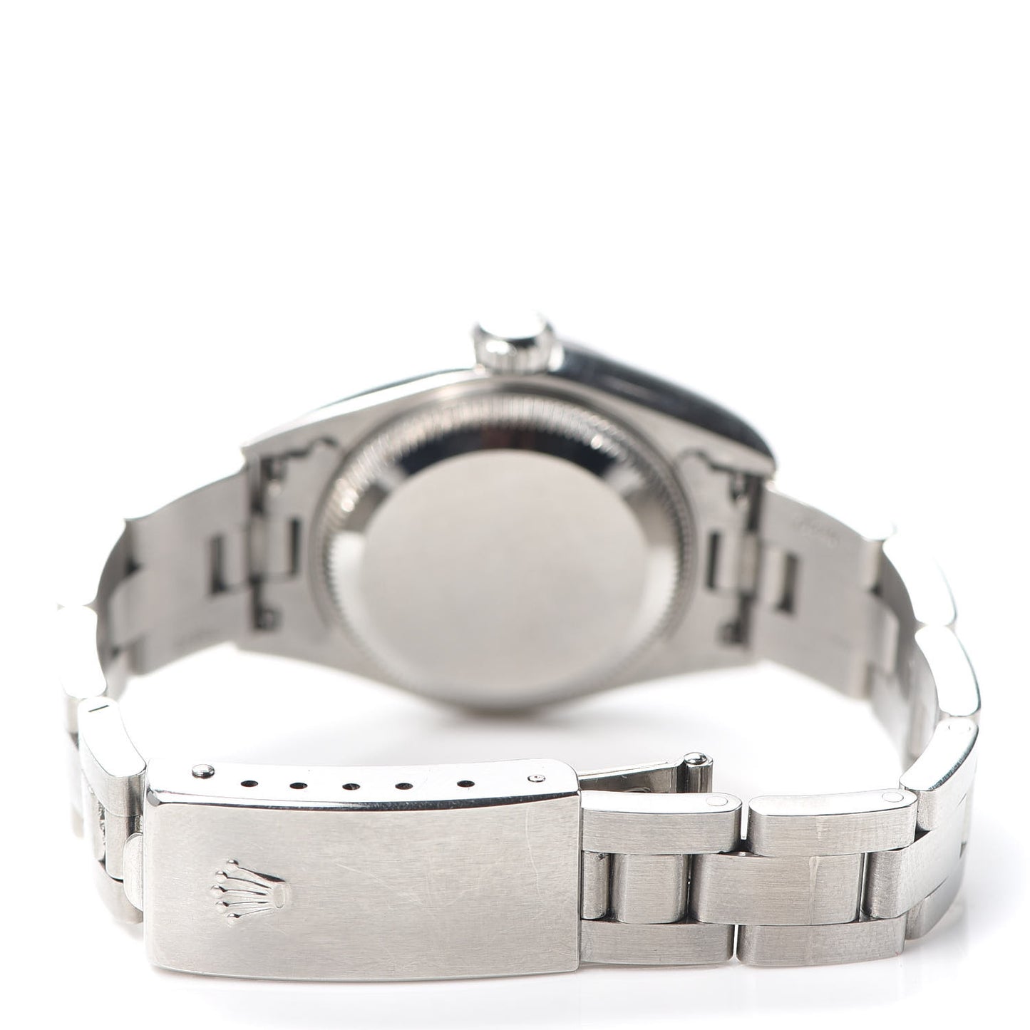 Stainless Steel 26mm Oyster Perpetual Date Watch Black 79190