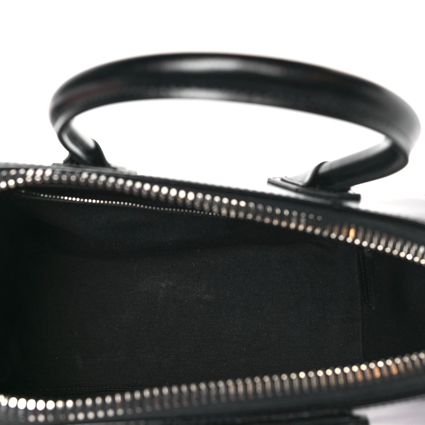 Shiny Lord Calfskin Small Antigona Black