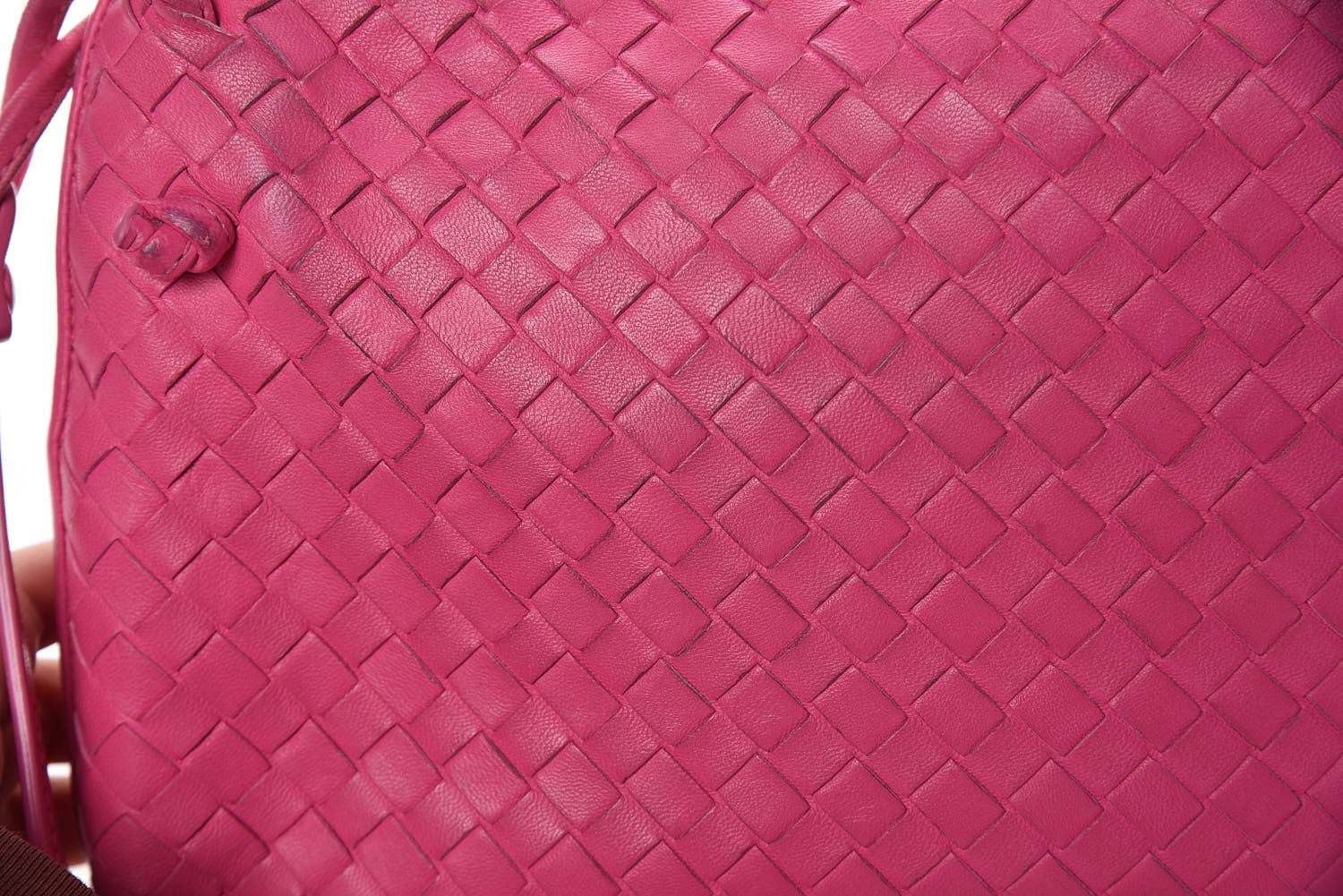 Bottega Veneta Nappa Intrecciato Nodini Bag Rosa Shock 10 of 14