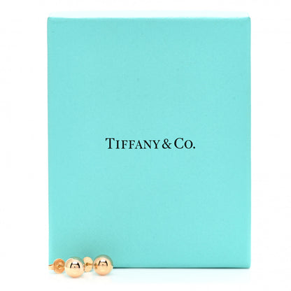 Tiffany 18K Rose Gold 8mm HardWear Ball Earrings 5 of 5
