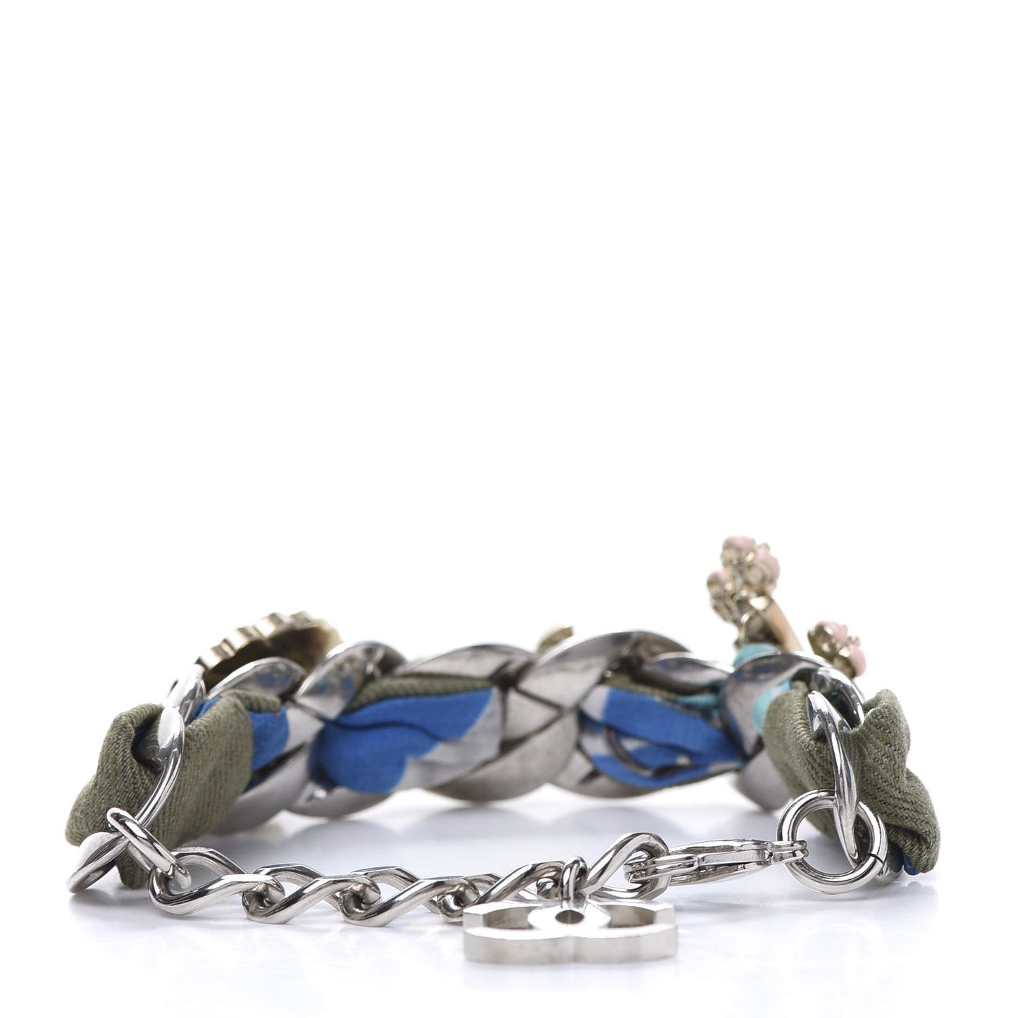 Fabric Cuba CC Chain Bracelet
