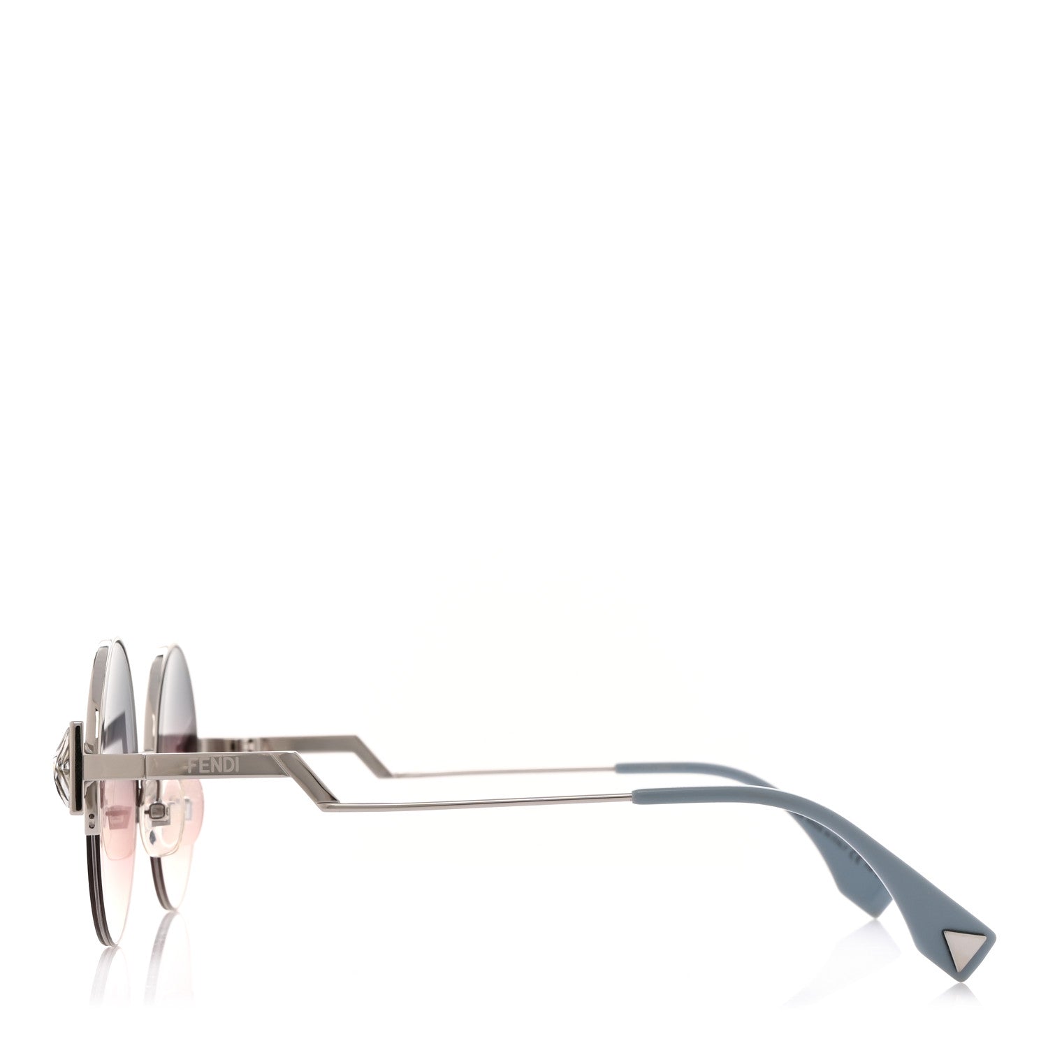 Fendi Crystal Sunglasses FF 0243/S Silver Blue 3 of 8