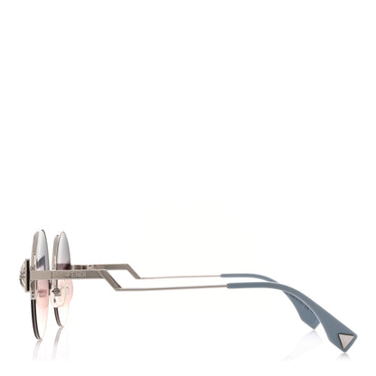 Fendi Crystal Sunglasses FF 0243/S Silver Blue 3 of 8