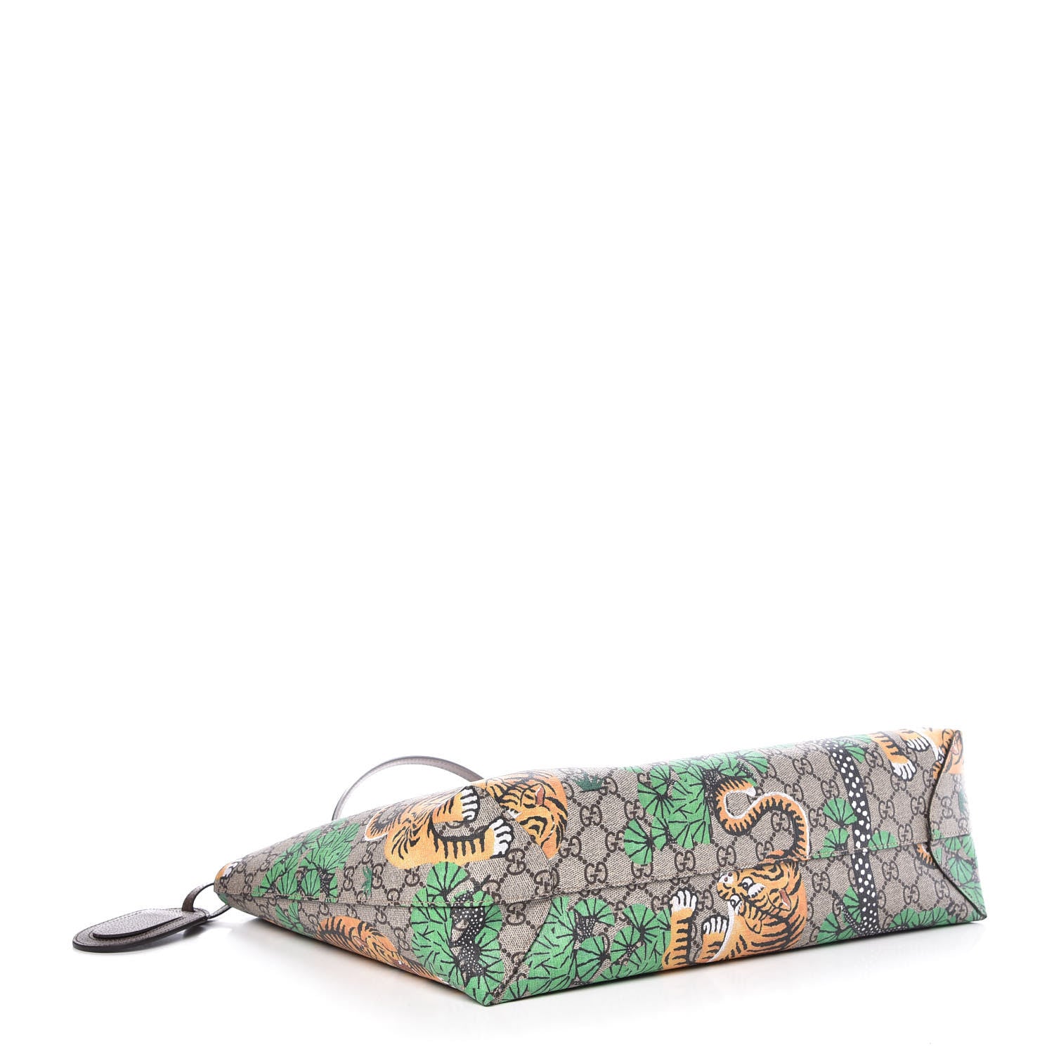 Gucci GG Supreme Monogram Bengal Medium Shopping Tote Beige Yard 4 of 9