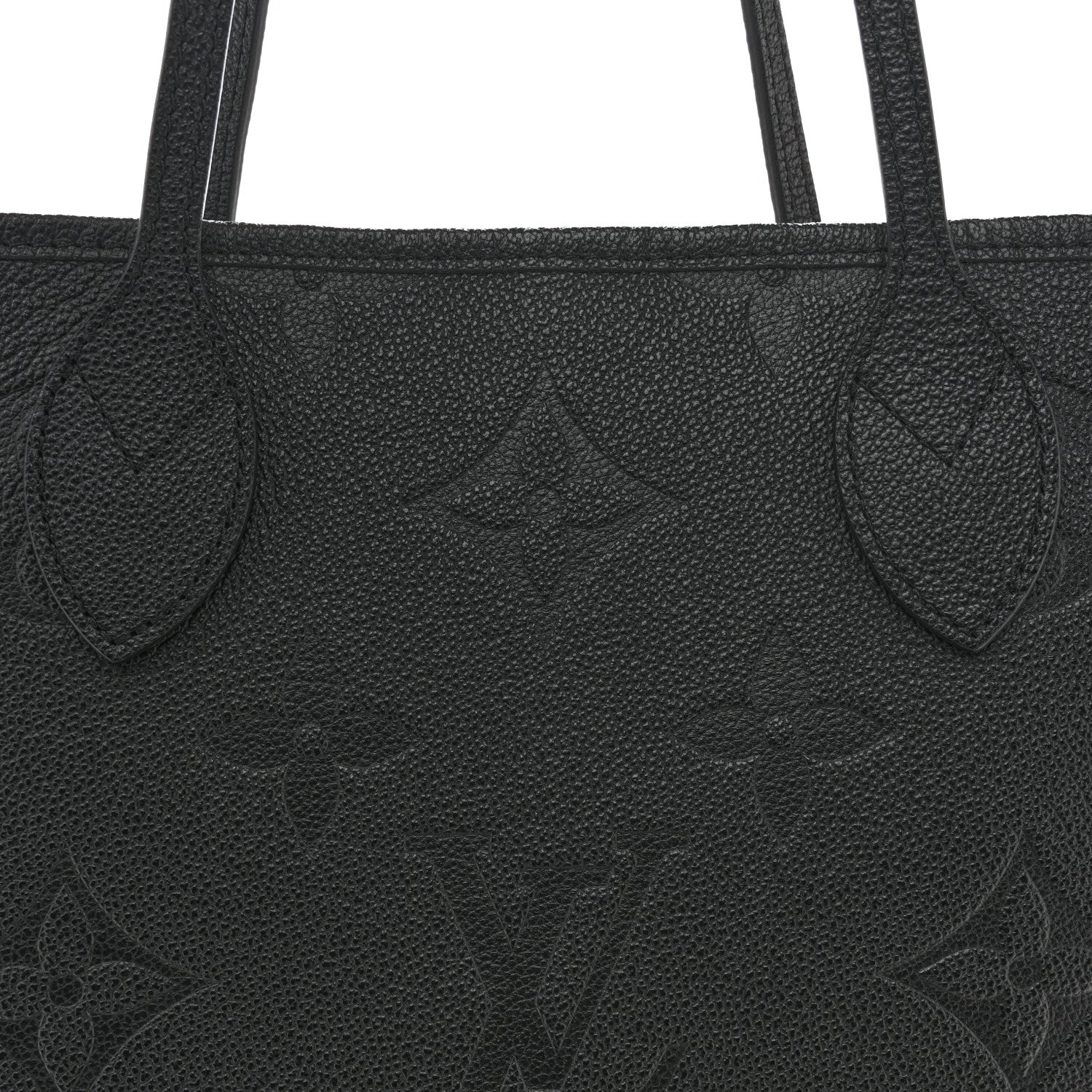 Louis Vuitton Empreinte Monogram Giant Neverfull MM Black 8 of 14