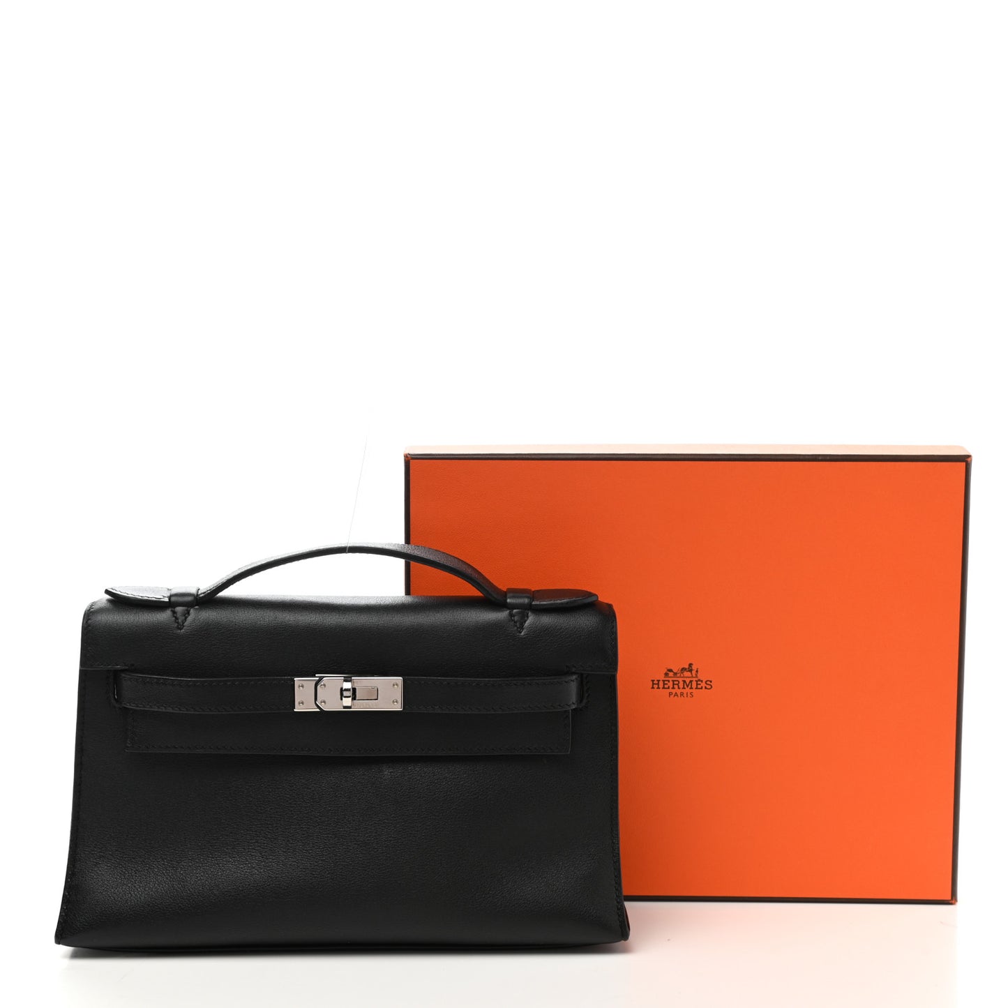 Swift Kelly Pochette Clutch Black