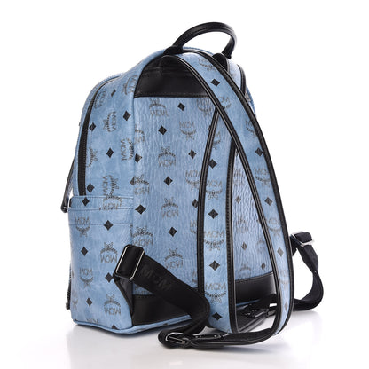 MCM Visetos Studded Small Dual Stark Backpack Munich Blue 4 of 13