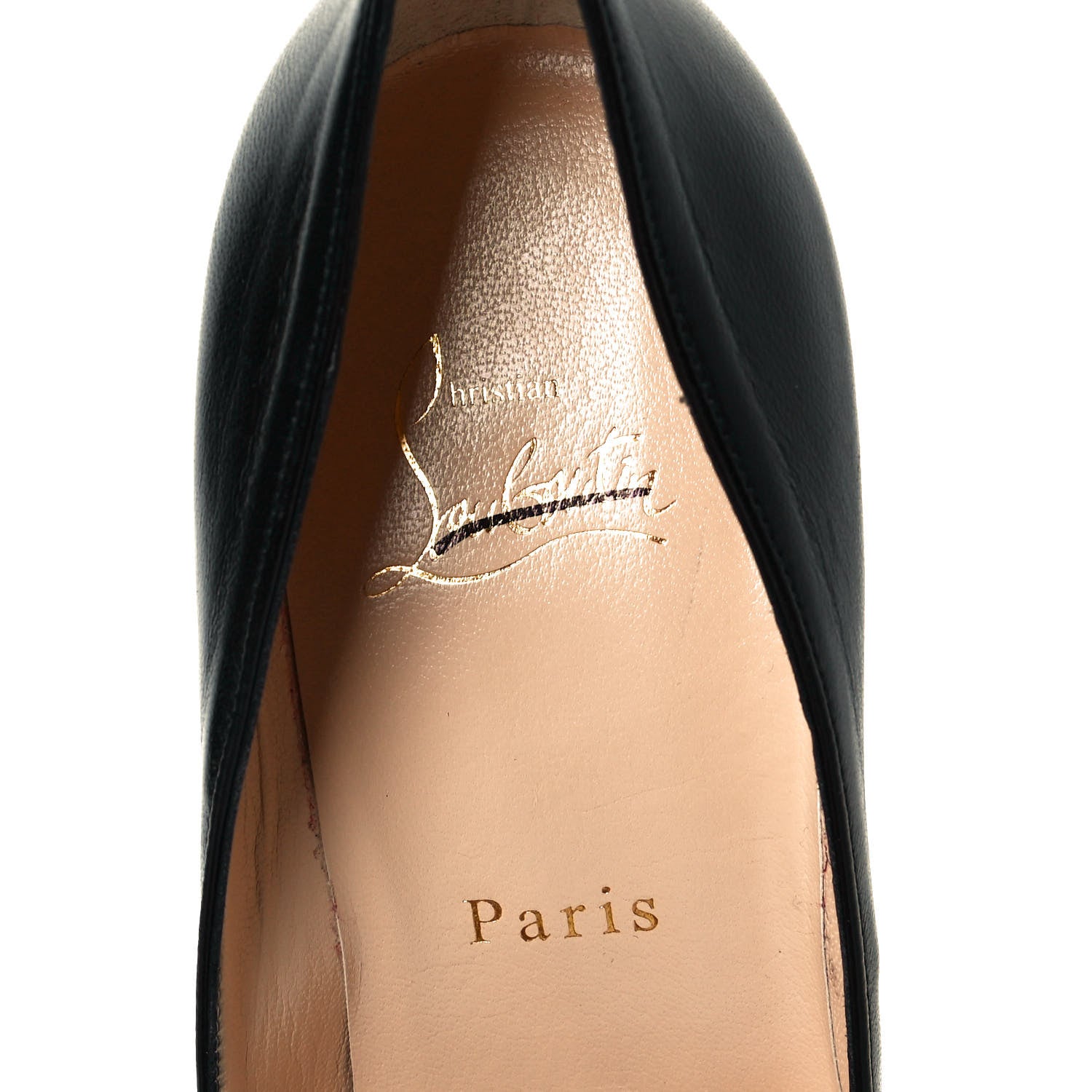 Christian Louboutin Shiny Nappa Pigalle Follies 100 Pumps 39.5 Black 6 of 10