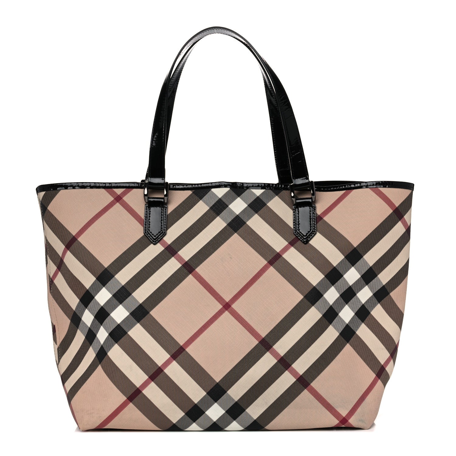 Burberry Nova Check Large Nickie Tote Black 3 of 18