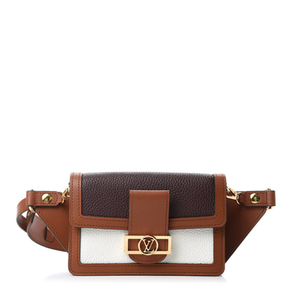 Louis Vuitton Taurillon Dauphine Bumbag Blackberry Snow 1 of 10