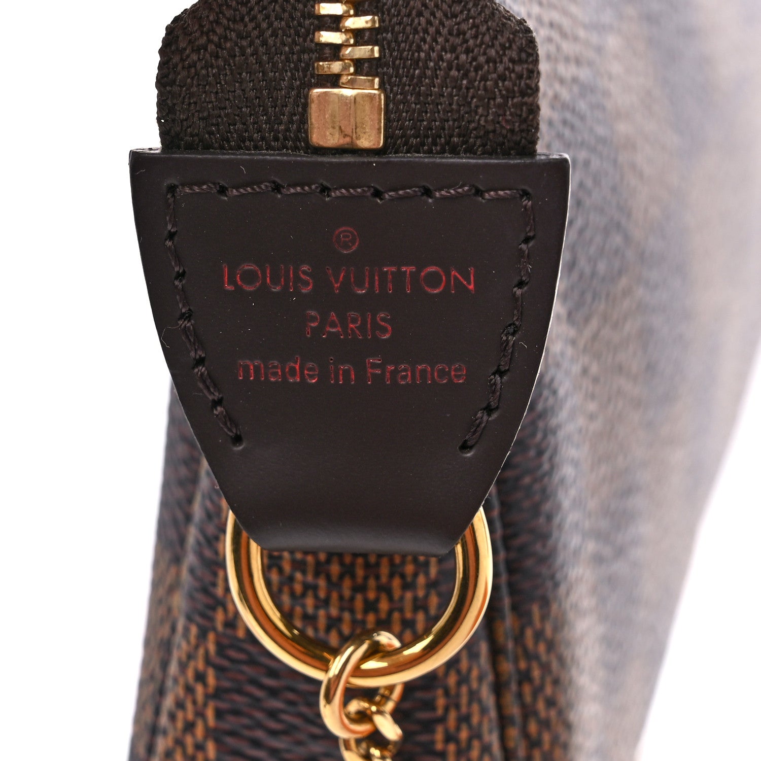 Louis Vuitton Damier Ebene Mini Pochette Accessories 6 of 9