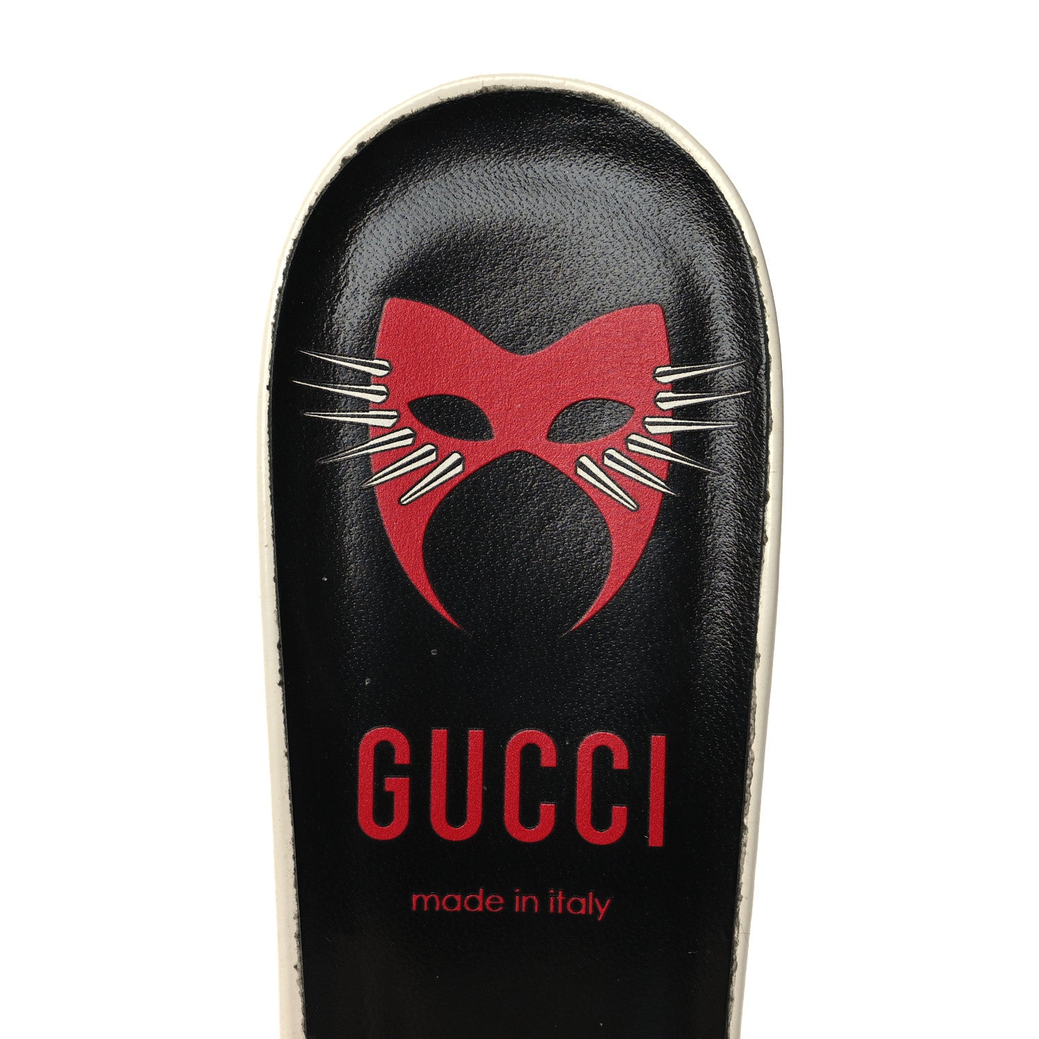 Gucci Polished Calfskin Scarlet High Heel Slide Sandals 39 Great White 8 of 11
