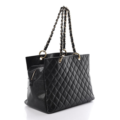 Chanel Caviar Quilted Petit Timeless Tote PTT Black 3 of 10